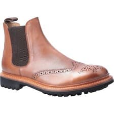 Image of Cotswold Siddington Commando Leather Men's Brown Boots New