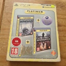 Image of Resistance: Fall of Man & Resistance 2 PS3 Platinum Double Pack Bundle CIB