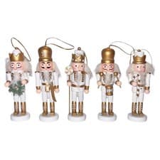 Image of Christmas Nutcracker Decorations Hanging or Freestanding - Choose Design