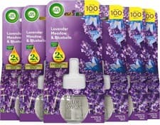 Image of Air Wick Electrical Air Freshener Refill, Lavender Meadow & Bluebells, 19ml x 6