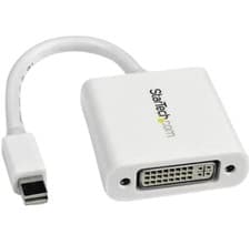 Image of StarTech.com Mini DisplayPort to DVI Video Adaptor Converter - White