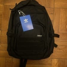 Image of Adidas Originals Unisex Classic Daily Backpack Travel Laptop Bag Black - New