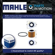 Image of Oil Filter fits TOYOTA AURIS 1.8 09 to 18 Mahle 0415237010 04152YZZA6 Quality