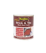 Image of Rustins Quick Dry Brick & Tile Paint - Matt Red - All Sizes