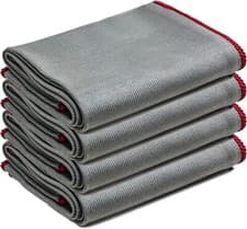 Image of Glass Cleaning Cloth Microfibre Window Glasses Microfiber Lens Cloths Lint Free