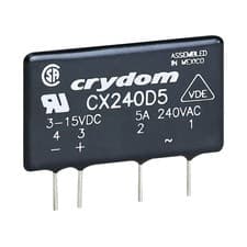 Image of Crydom Solid State Relay 5A 3-15VDC