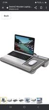 Image of Wooden Laptop Lap Desk with Cushions