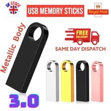 Image of Metallic Memory Stick Metal USB 3.0 High Speed Pen Flash Drive 16/32/64/128 GB