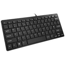 Image of CIT KB-738 Slim Premium Mini USB Wired Keyboard Black UK Layout Desktop Laptop
