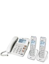 Image of Big Button Corded And Twin Cordless Phone Set With Intergral by Geemarc Telecom