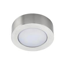 Image of 2.5W LED Surface Under Cabinet Light 3000K/4000K/6500K 200lm Brushed Chrome IP20