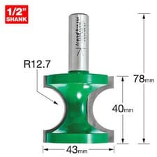 Image of Trend CRAFTPRO Staff Bead Router Cutter 12.7mm 40mm 1/2"