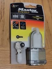Image of Master Lock Excell Weatherproof Padlock Steel 45mm