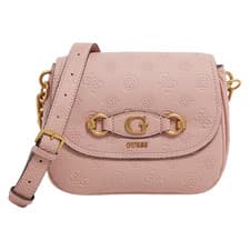 Image of Guess Izzy Apricot Rose Logo Crossbody Bag – Stylish Women’s Handbag
