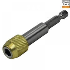 Image of Faithfull 65003 Magnetic Stainless Steel Quick-Release Bit Holder