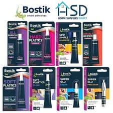 Image of Bostik Strong Adhesive Glue All Purpose Leather Hard Soft Plastics Super Fix NEW
