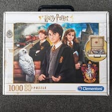 Image of Clementoni Harry Potter Briefcase 1000 Piece Jigsaw Puzzle 69 x 50cm For Ages 3+