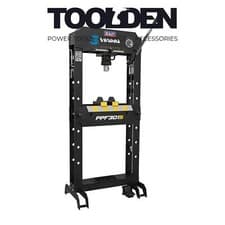Image of Sealey PPF301S Viking Floor Type Air/Hydraulic Press with Sliding Ram & Foot Ped