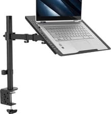Image of VIVO Single Laptop Notebook Desk Mount Stand - Fully Adjustable 24" - 29.9"