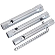 Image of Sealey 3 Piece Spark Plug Box Spanner Set