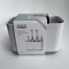 Image of Joseph Joseph Easy-Store - Large Toothbrush Holder Caddy, Bathroom Storage New