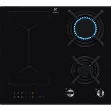 Image of 7332543892686 Induction-gas hob ELECTROLUX KDI641723K 800 Mixed 60 cm Black Elec