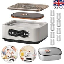 Image of 1.6L Electric Yoghurt Maker Low Noise Automatic Yogurt Machine with Timing UK