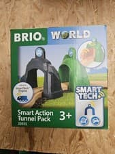 Image of Brio World Smart Action Tunnel Pack 33935 2017 Wooden Trains Railway New