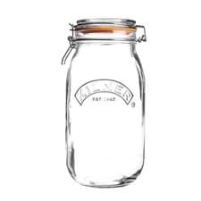 Image of Kilner Clip Top Jar 2 Litre 2000 ml Airtight Glass Storage Jar for Preserving...