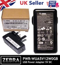 Image of Zebra PWR-WUA5V12W0GB USB Power Adapter 5V DC New Boxed