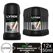 Image of Lynx Africa Anti-perspirant Deodorant Stick 48 Hrs Fragrance - 12x50ml