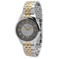 Image of Victorinox Swiss Army Women's Watch Alliance White and MOP Dial Bracelet 241753