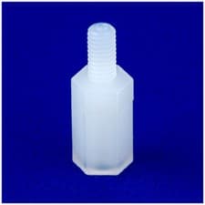 Image of R-TECH 524350 Nylon Hexagonal M3 M-F Spacers 10mm - Pack Of 100