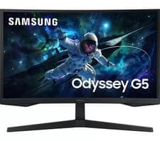 Image of SAMSUNG Odyssey G5 LS27CG552EUXXU Quad HD 27" Curved VA LCD Gaming Monitor Black