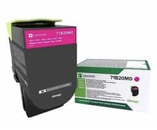 Image of Original Lexmark 71B20M0 Magenta Printer Ink Toner Cartridge 2300 page yield
