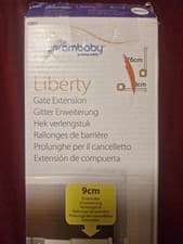 Image of Ava & Liberty 9cm Baby Safety Gate Extension - Sturdy Metal, Fits Liberty Gates