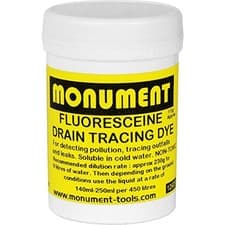 Image of Monument Drain Tracing Dye Fluorescein Liquid Safe & Non Toxic 0.141kg