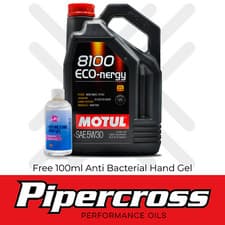 Image of Motul 8100 Eco-Nergy 5W-30 Fully Synthetic Engine Oil 5 Litres 5L + FREE GIFT
