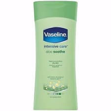 Image of 3X VASELINE Intensive Care ALOE SOOTHE Light Lotion Cream DRY SKIN 200ml