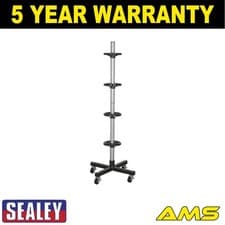 Image of Sealey Wheel Storage Trolley 100kg Capacity STR004