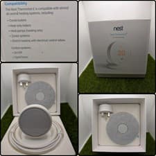Image of Google Nest Smart Learning ThermoStat E + Heat Link E - White Tested
