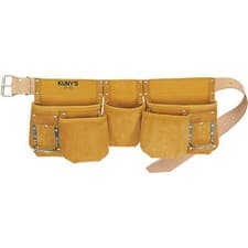 Image of Kunys Carpenters 5 Pocket Full Grain Tool Apron Pouch