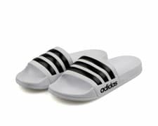 Image of Adidas Womens Mens Sliders Adilette Cloudfoam Slides Slippers UK 4 ,UK 5