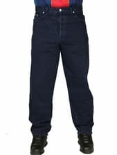 Image of Men's Classic Fit Jeans 28-36 Straight Leg Basic Casual Denim Work Pant Trousers