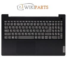 Image of Replacement For Lenovo 5CB1C18851 Laptop Palmrest Top Cover UK Keyboard Black