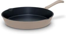 Image of Barbary & Oak Natura Cast Iron Round Fry Pan with Durable Enamel Interior, 26cm