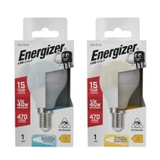 Image of E14 SES Golf Ball LED Light Bulb 5W=40W / 2W = 25W Small Edison Screw Energizer