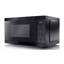 Image of Sharp Black 20 Litre 800W Microwave - 1000W Grill, Touch Control - YC-MG02U-B