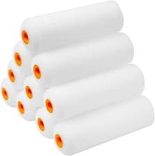 Image of 4"(100mm) Mini Roller Refill Paint Sleeve 10 Pcs Set For Gloss Paint Foam Roller