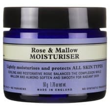 Image of Neal's Yard Remedies Rose & Mallow Moisturiser 50g. BBE 12/2026